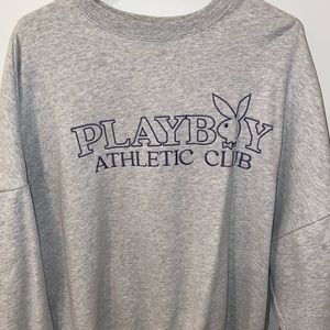 Playboy grey crewneck XS from PacSun